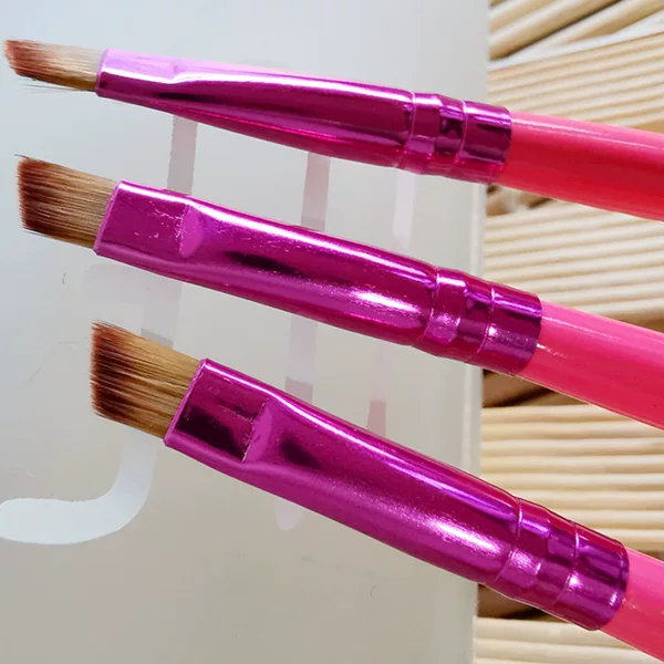 Oblique eyebrow brush eyebrow brush oblique eyebrow brush eyeliner brush eyebrow outline brush eye shadow brush lying silkworm brush 1 piece