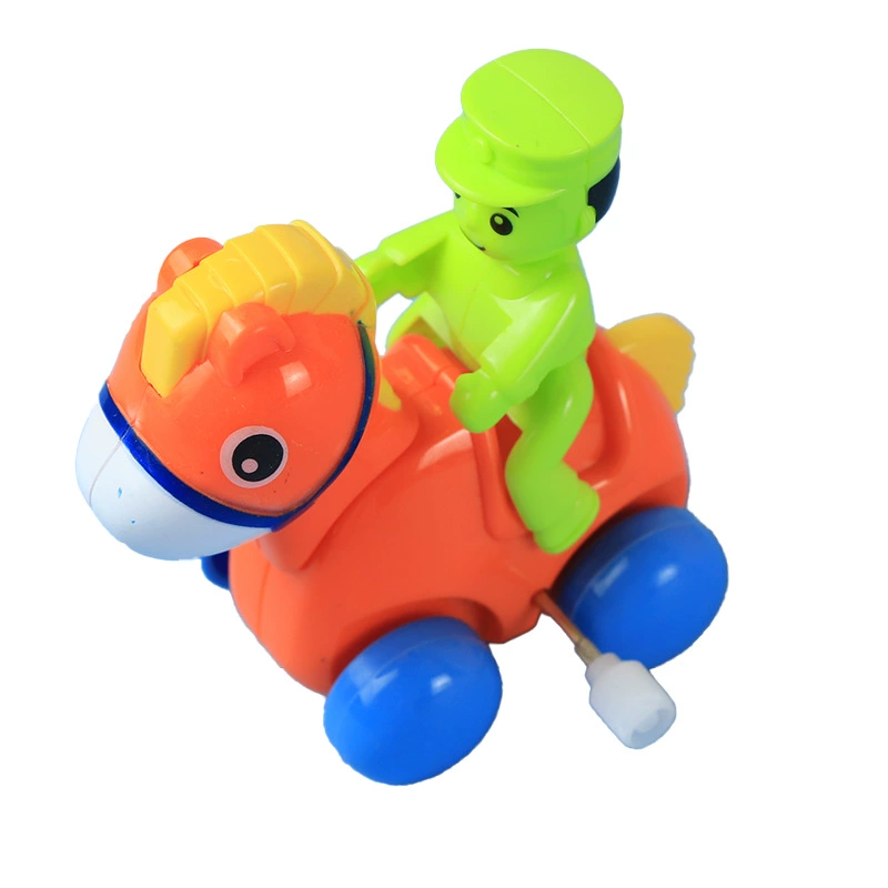 Взрывные игрушки мультфильм животное рыцарь лошади качают головы и поднимают хвост, могут идти и бегать на шнуре игрушки