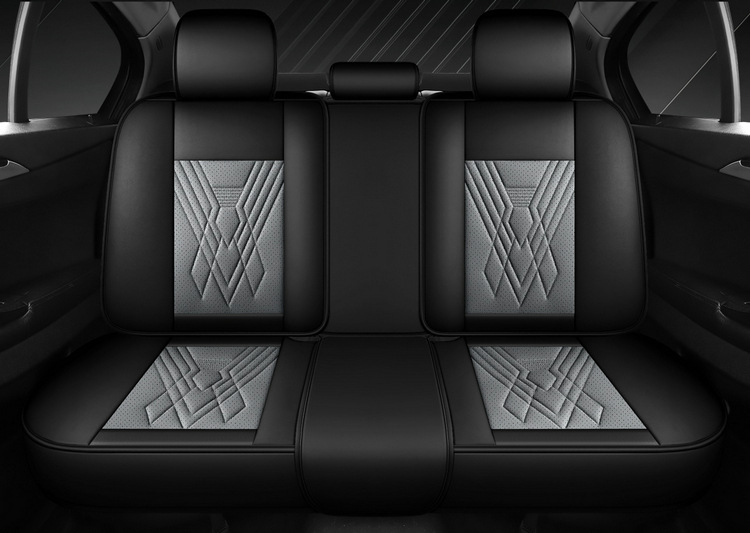 2026 New Model Full-Cover Integrated Leather/Leather-Like Ice Silk Five-Seater Universal Car Seat Cushion and All-Season Seat Cover