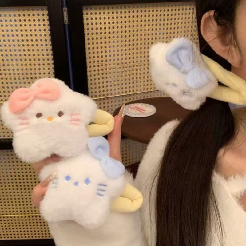 漫画人形ぬいぐるみレッサーパンダヘアピンサイドクリップ大型BBクリップヘアアクセサリーヘアピンメイクアップクリップぬいぐるみ|undefined