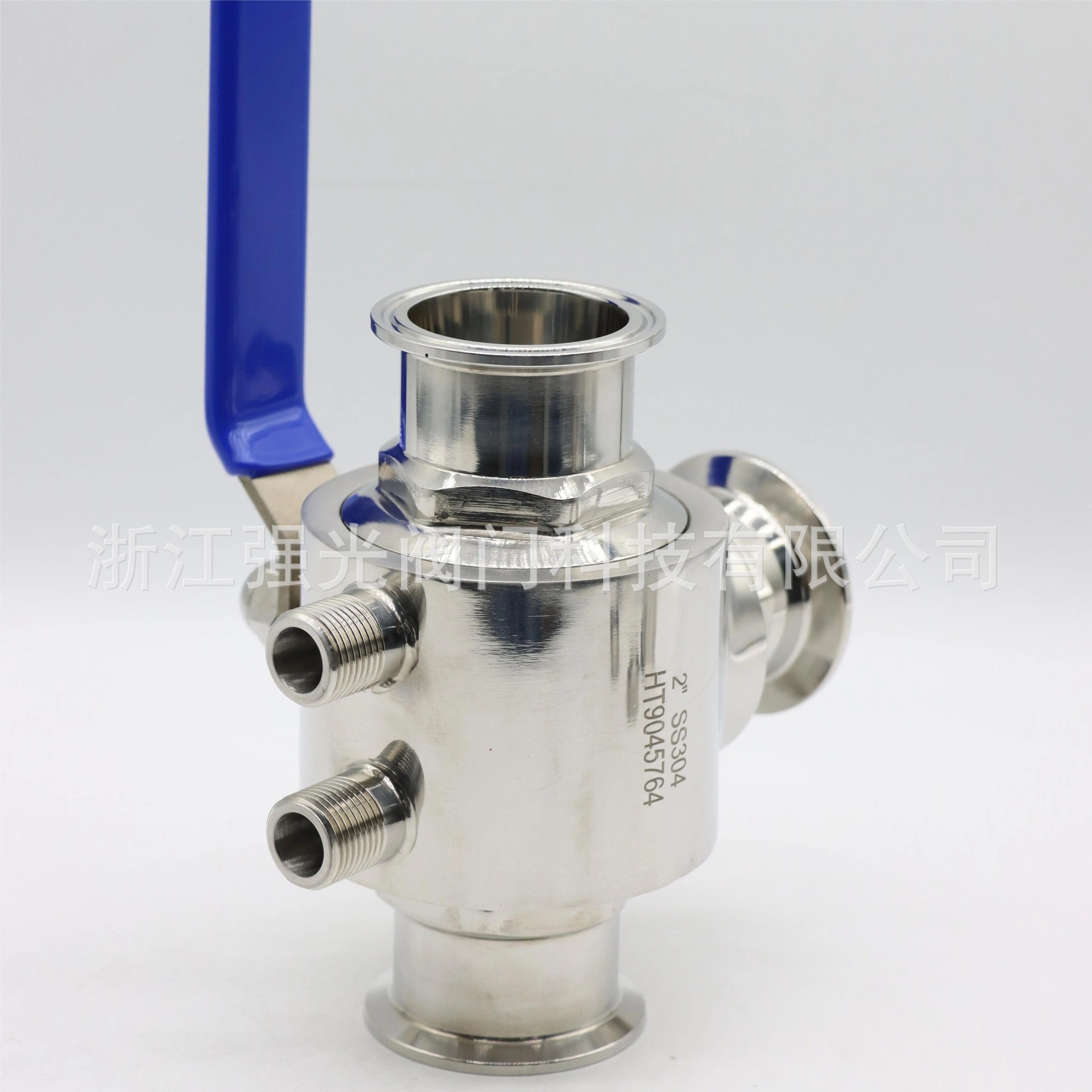 卫生级保温球阀，手动，直通，三通，快装，焊接，不锈钢304/316L