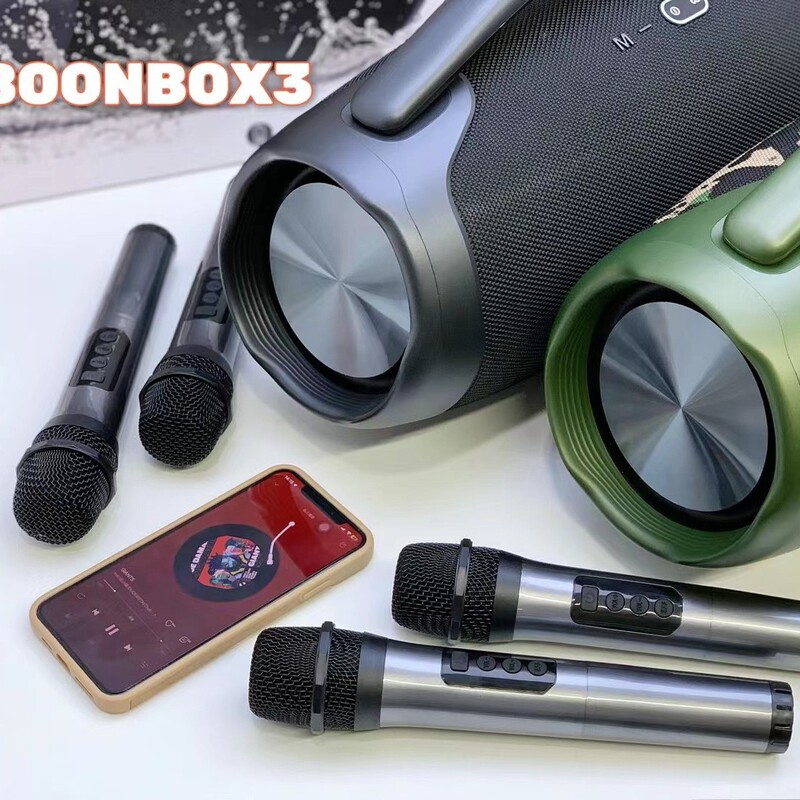 超巨大戦神BOOMBOX3 bluetoothオーディオ無線デュアルマイクKTV一体機家庭屋外サブウーファ|undefined