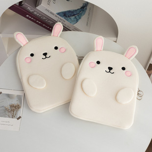 Cartoon Embroidered Rabbit Tablet Bag Apple Notebook Protective Cover iPad Liner Bag 11inch 13inch