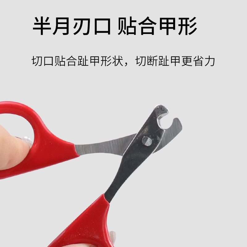 Suministros para mascotas Amazon popular gato cortaúñas Acero inoxidable pequeño PET cortaúñas gato belleza herramientas