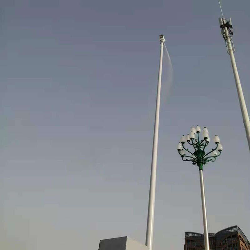 现货供应360度旋转高压喷雾桩  公路高架喷雾桩降尘设备