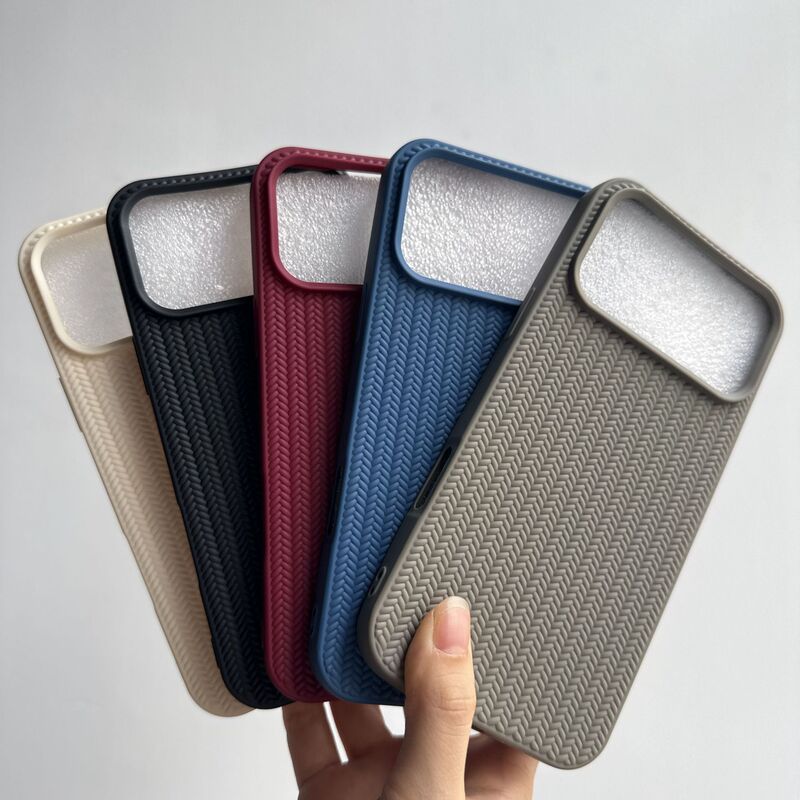 【Skin-Friendly Knit Texture】Suitable for iPhone 17 Pro Max Phone Case, Apple 16 Plus Protective Cover, 14 Woven Design 【Skin-Friendly Knit Texture】Suitable for iPhone 17 Pro Max Phone Case, Apple 16 Plus Protective Cover, 14 Woven Design