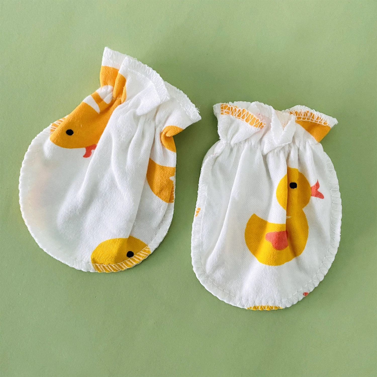 Детские перчатки без царапин, хлопковые новые-born gloves, один размер 10×8 см, мультиколор