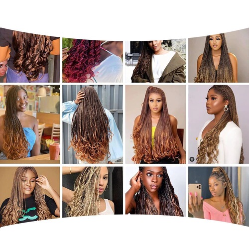 Synthetic False Hair with Loose Wave Crochet Hair Extension Single Tube Large Spiral Curl 150g