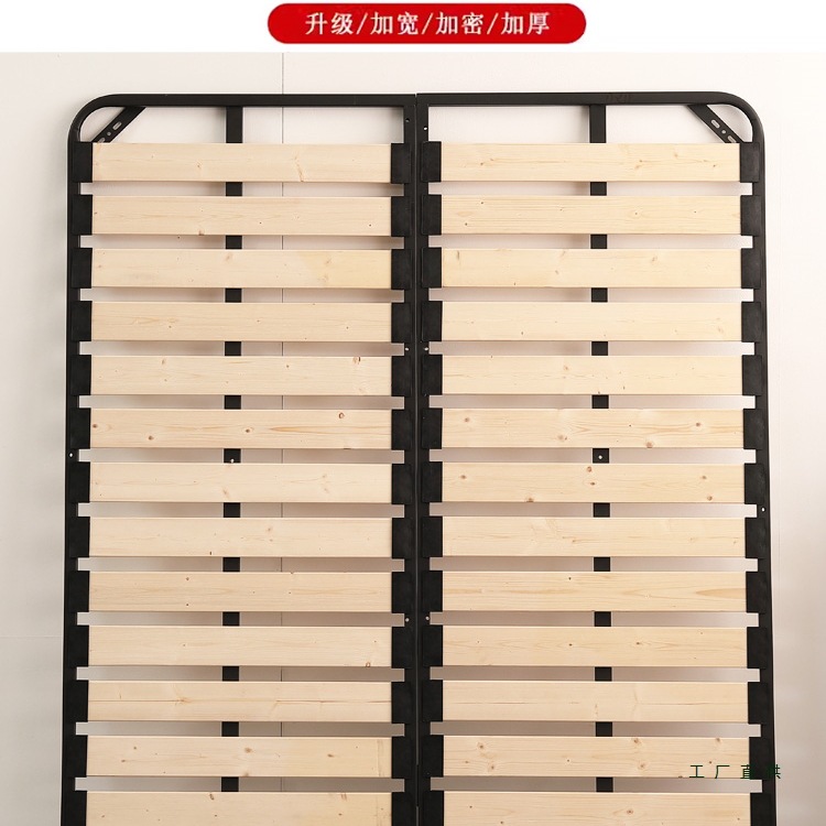 床架排骨架加厚实木1.8米床板可折叠床架榻榻米1.5龙骨架钢架定