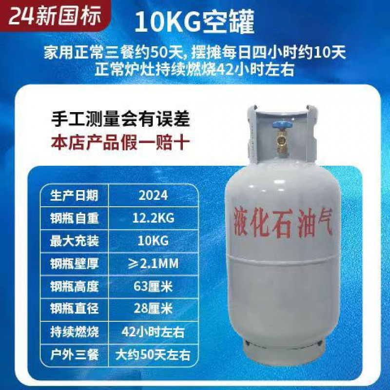 Tanque de gas, tanque de gas licuado, cilindro, tanque de gas natural, tanque pequeño, tanque vacío, picnic al aire libre en casa /// Ver descripción