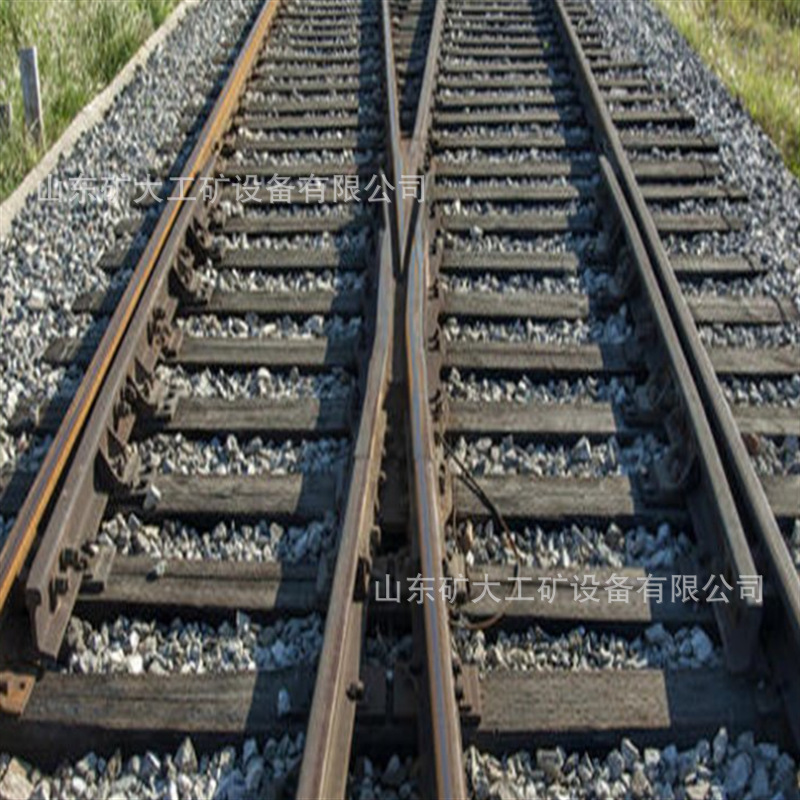 轨道用对称道岔 煤矿窄轨用 铺设方便单开/对称 交叉渡线