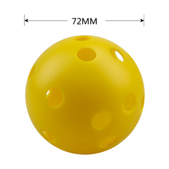 72mm Microsoft 26-hole indoor ping pong PE injection-molded floor ball practice ball children's toy