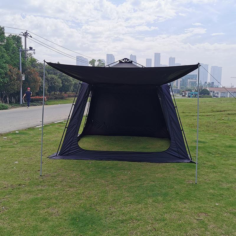 5-8 Person Automatic Telescopic Pole Camping Tent Suv Extendable Waterproof Quick-Open Trunk Portable Tent