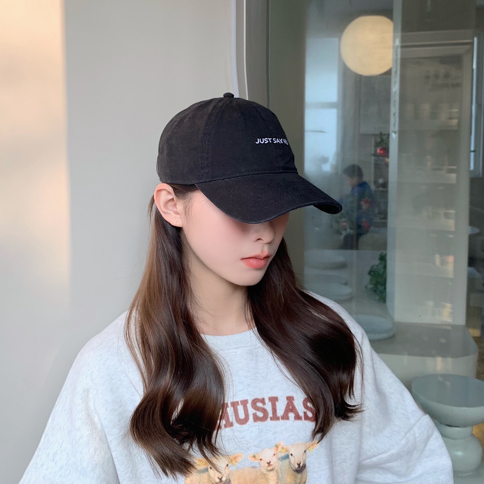 Fashion Solid Color Trend Embroidered Sunshade Sunscreen Baseball Caps Wholesale display picture 3