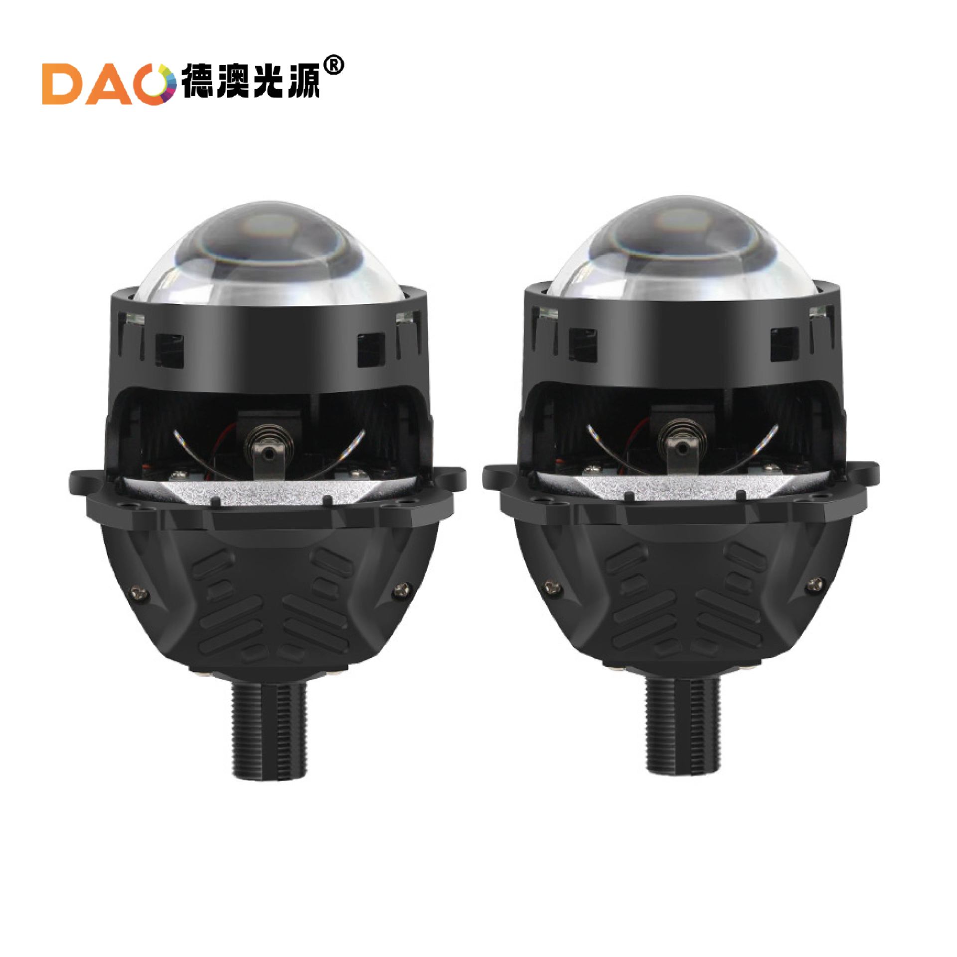 Nueva venta caliente de 3.0 pulgadas B3 lente de doble luz inteligente de alta potencia 75W faro LED de automóvil blanco amarillo súper brillante