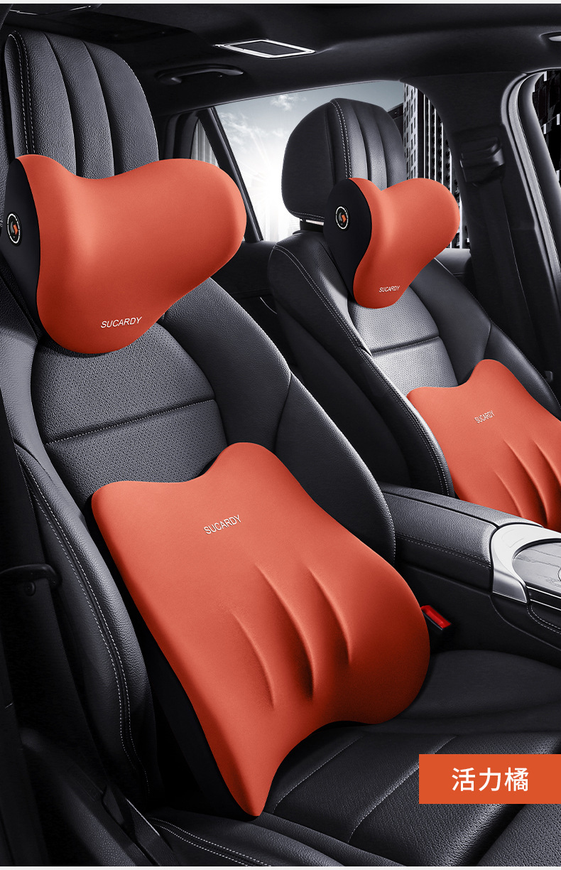 Shukati car headrest car sleeping travel pillow v-type car seat pillow car memory foam neck pillow