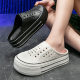 Women's Thick-soled Hole Shoes Summer 2025 New Indoor Home Non-slip Deodorant Outwear Fashionable Simple Sandals
