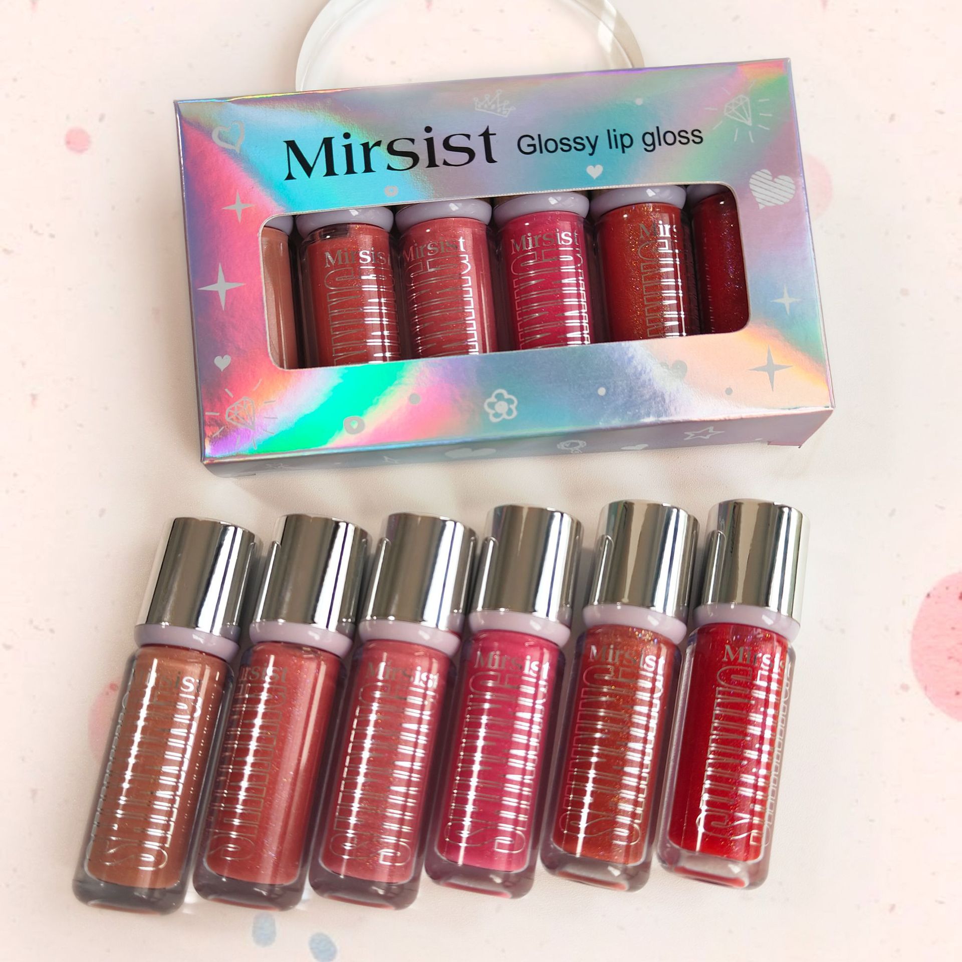 C308-6개입 립글로스 (해외판매 전용상품, 국내판매 금지상품)