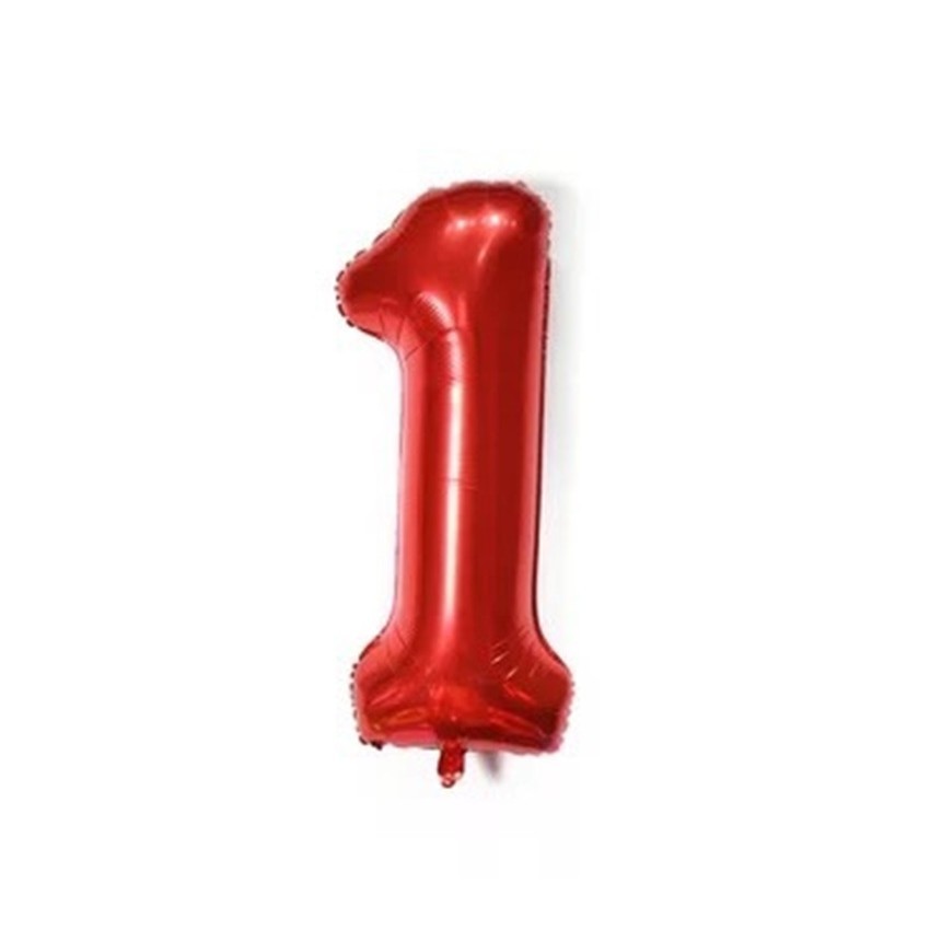 Globo de aluminio rojo del helio de los niños, globo del número del papel de aluminio de 32 pulgadas, de 0 a 9 pulgadas, compromiso image 5