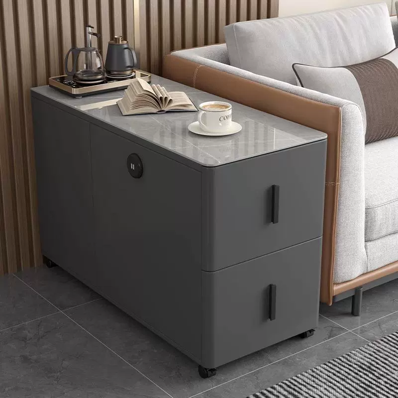 Боковой шкаф для дивана, боковой шкаф с легким роскошным ощущением, боковой шкаф рядом с диваном в гостиной, прикроватная тумбочка, небольшой угловой столик.