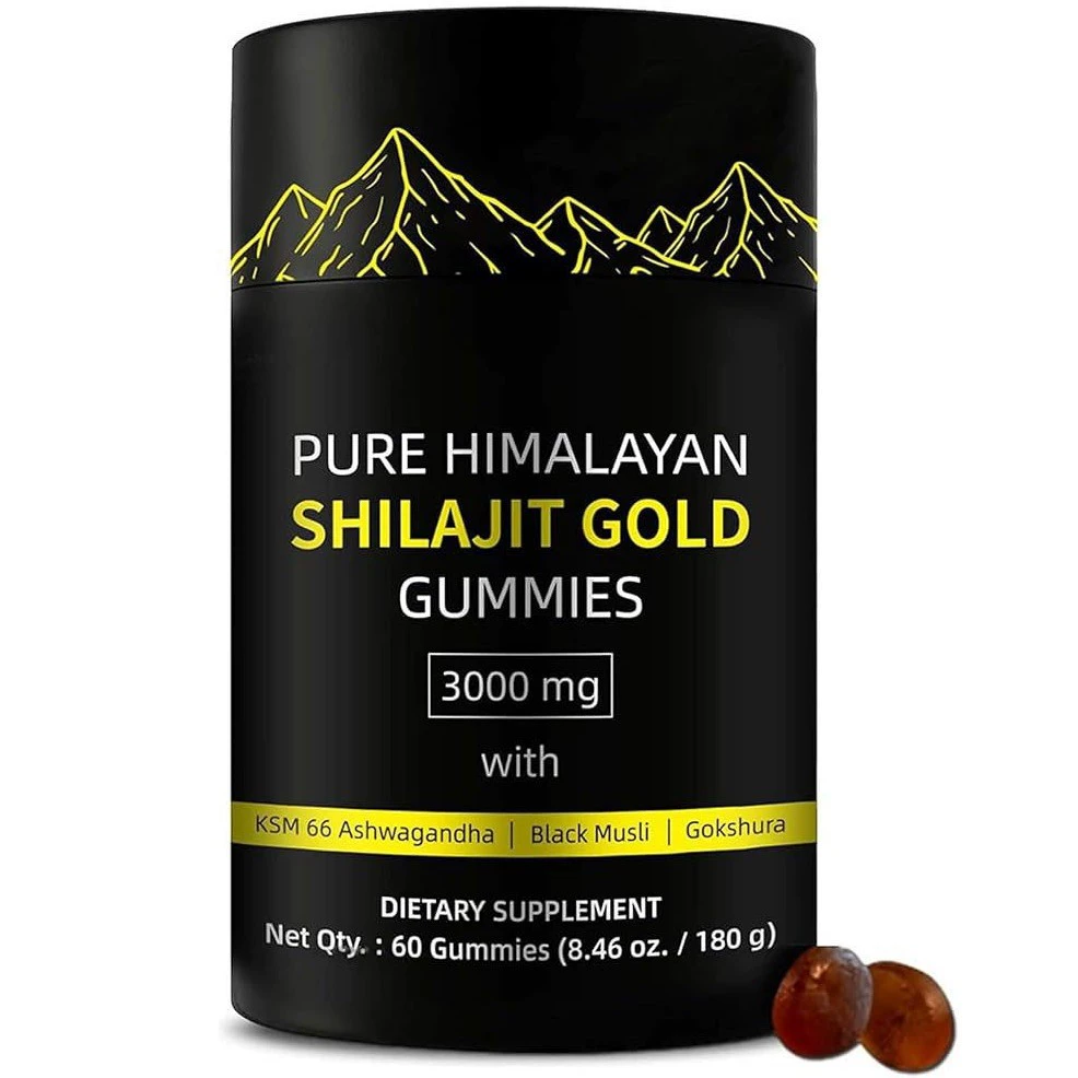现货 Shilajit gummies cross-border foreign trade hot-selling source factory 60 capsules OE M