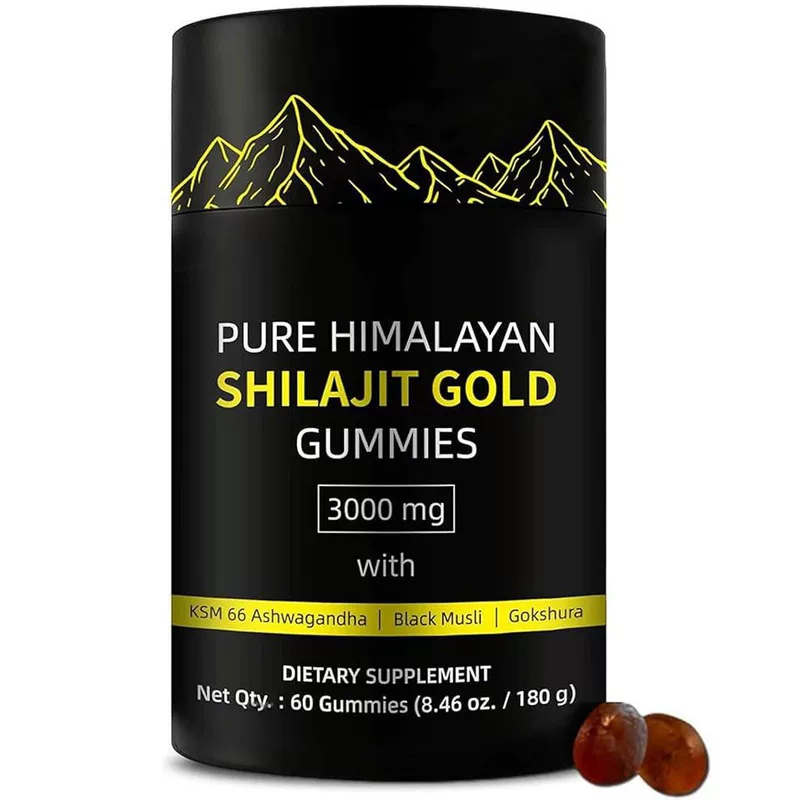 现货 Shilajit gummies cross-border foreign trade hot-selling source factory 60 capsules OE M