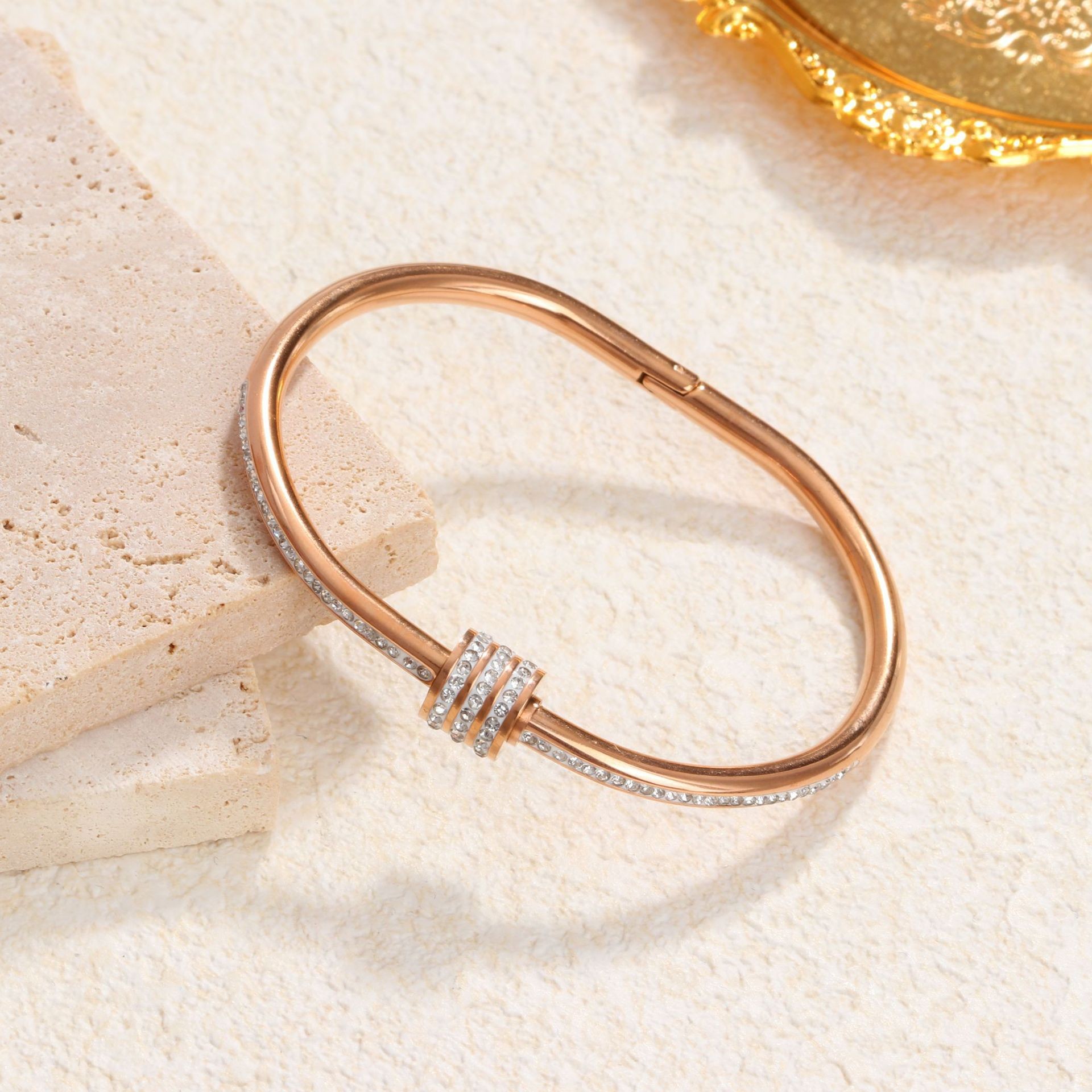 59 작은 허리 팔찌 로즈 골드