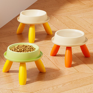 High tripod pet bowl neck protection cat bowl dog bowl anti-knock non-slip cat feeding bowl pet supplies cross-border foreign trade