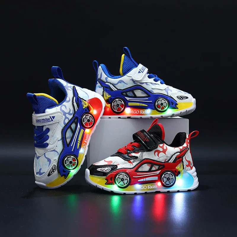 Children's sports shoes, racing car, sports casual footwear for boys for leisure, new collection, 1-6 years