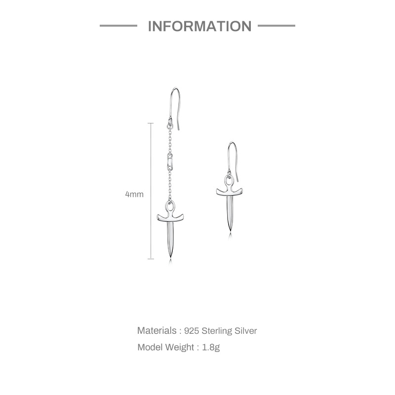 Fashion Geometric Sterling Silver Asymmetrical Artificial Pearls Rhinestones Drop Earrings 1 Pair