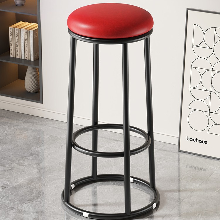 Silla de bar de recepción, taburetes altos, taburetes de cajero, sillas de bar de lujo, sillas de bar de hierro forjado de alto nivel, sillas de bar de negocios