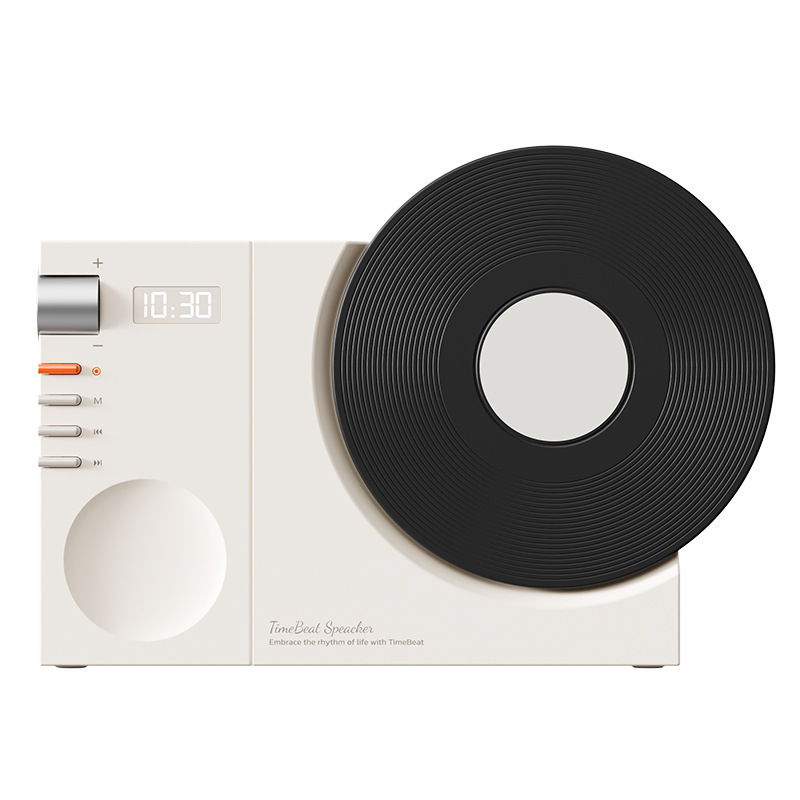 时计ブルートゥース音响レトロレコード机bluetoothスピーカークリエイティブデスクトップhd音质INSレトロブルートゥース音|undefined