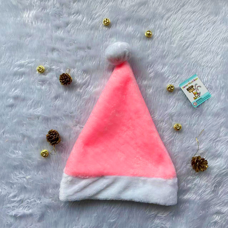 Christmas Simple Style Color Block Nonwoven Holiday Christmas Hat display picture 3