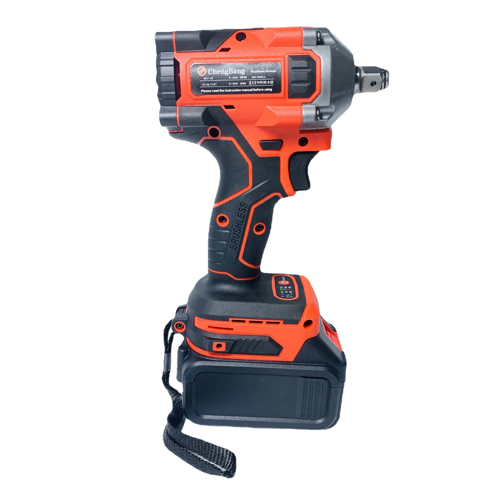 外贸 锂电冲击扳手短机身2209款500N裸机(电池MT插口通配)