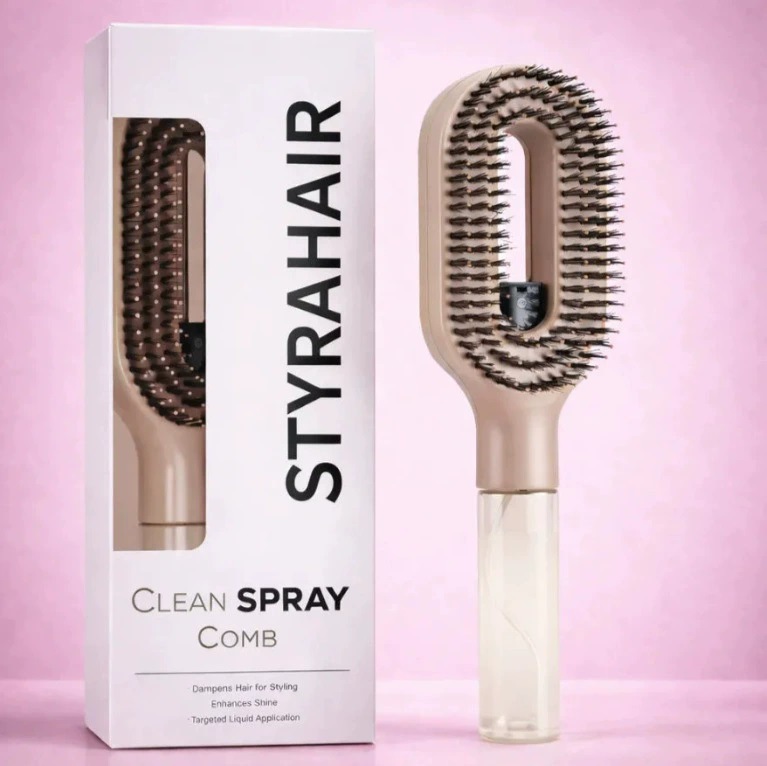 Peine con Spray Antiestático de ABS para Cuidado del Cabello