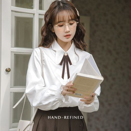 Ladies' Collar Pin Decorative Korean Style Black Tie Pin, Versatile and Elegant Shirt Collar Accessories