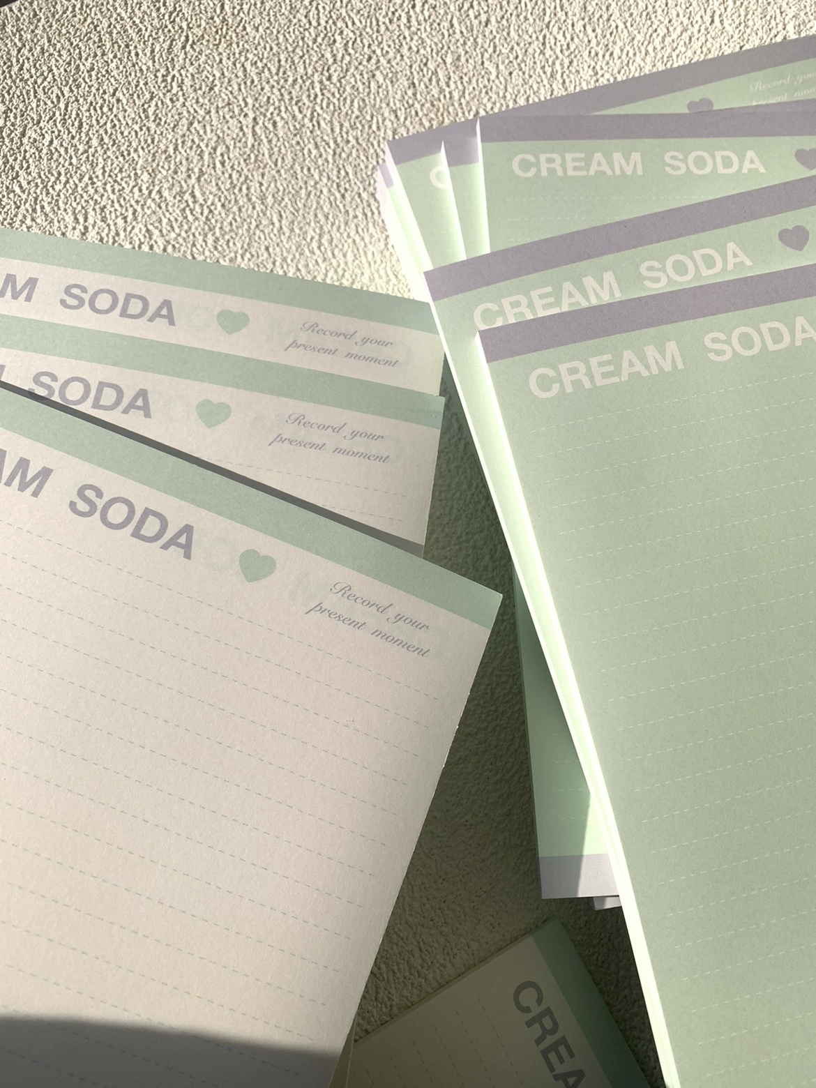 CREAMSODA кремовая сода для бумажного обучения Бумага Wind Paper B5 Notebook Мятный чай со льдом