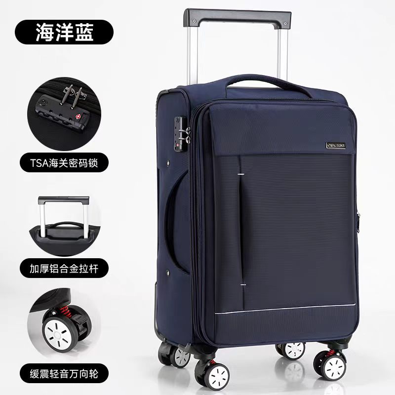 Maleta de Viaje con Ruedas Multidireccionales 28/40/50/60 Pulgadas de Poliéster Impermeable