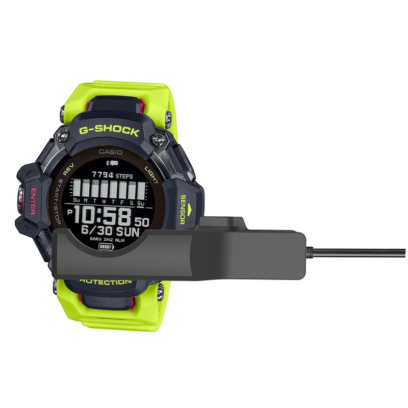 For casio casio GBD-H2000 sports smart watch charging cable G-SHOCK black charger