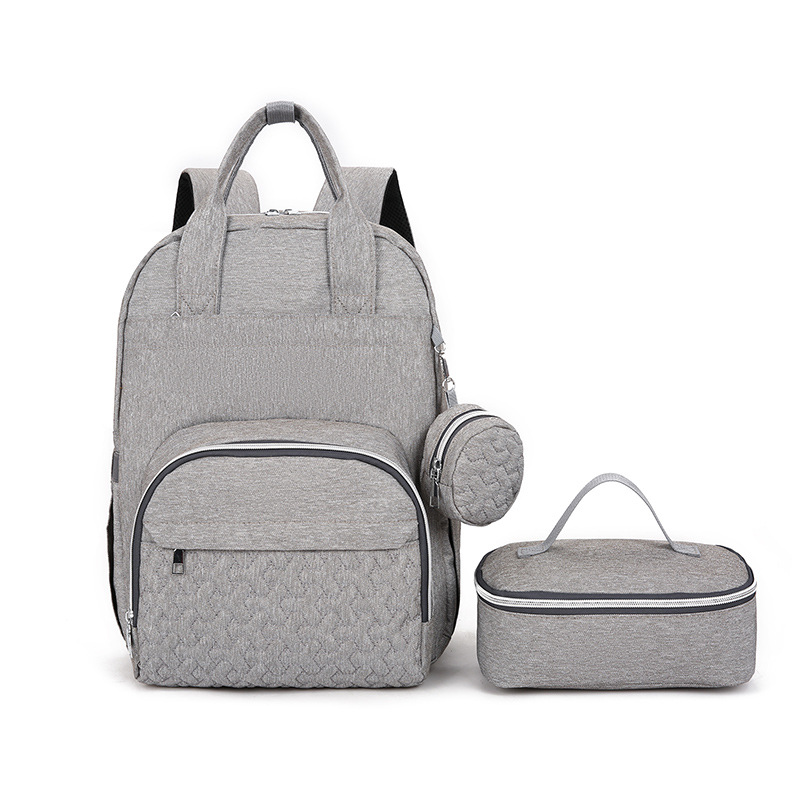 Nuevo tipo transfronterizo de gran capacidad multifuncional bolsa portátil para mamás, bolsa de parto, mochila de hombro para mamás y bebés, almohadilla de orina