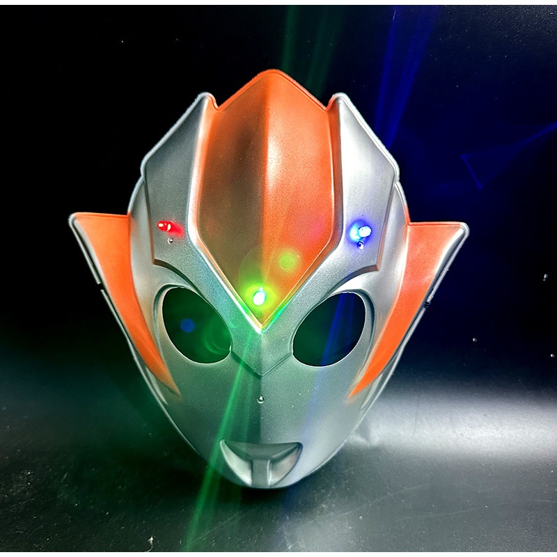 Greecho Otte máscara para niños capa de espada luminosa juegos de rol accesorios juguetes para niños y niñas