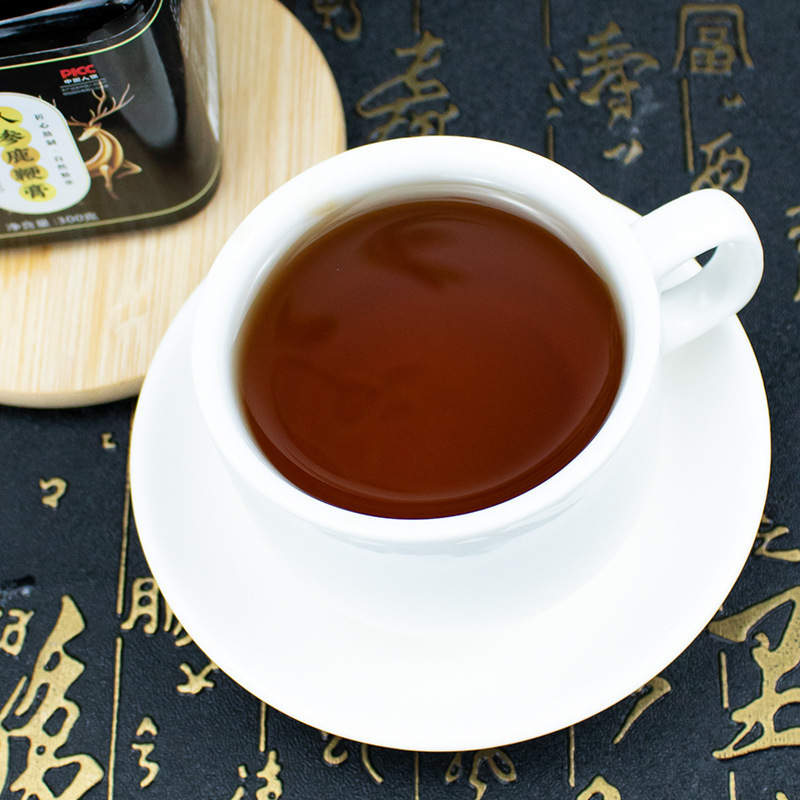 Ginseng and Polygonatum Herbal Paste Ren Shen Huang Jing Gao 300g Jar Traditional Tonic Drink Mix key features