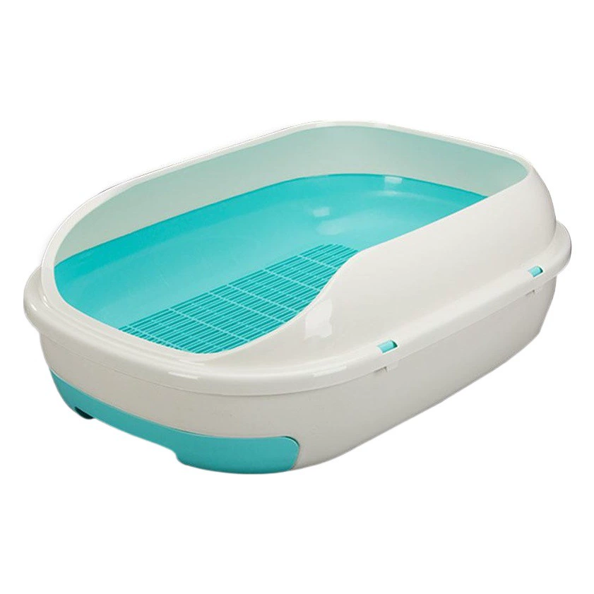 Amazon полузакрытый сетчатый ящик двухслойный кошачий туалет кошачий туалет