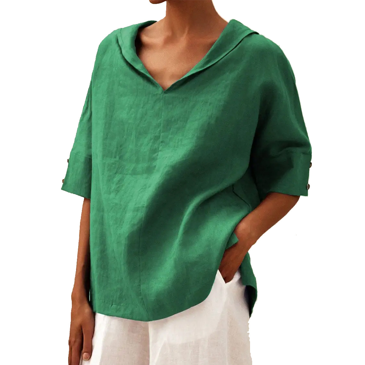 2026 New Cross-Border Foreign Trade European American Women's Clothing For Independent Websites And : Solid Color_voghion.com