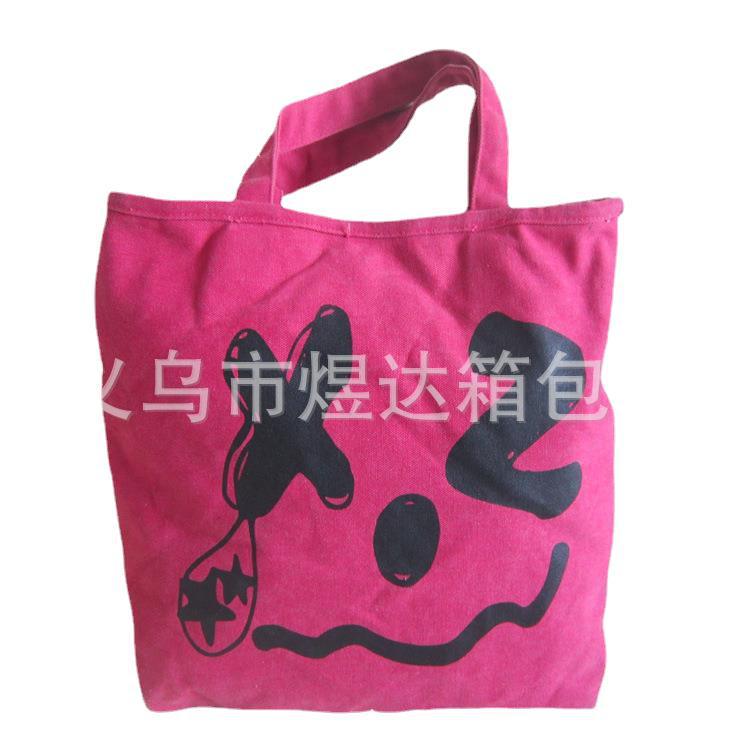 厂家供应销售时尚帆布包 帆布袋 外贸可印字手提棉布袋 棉布包