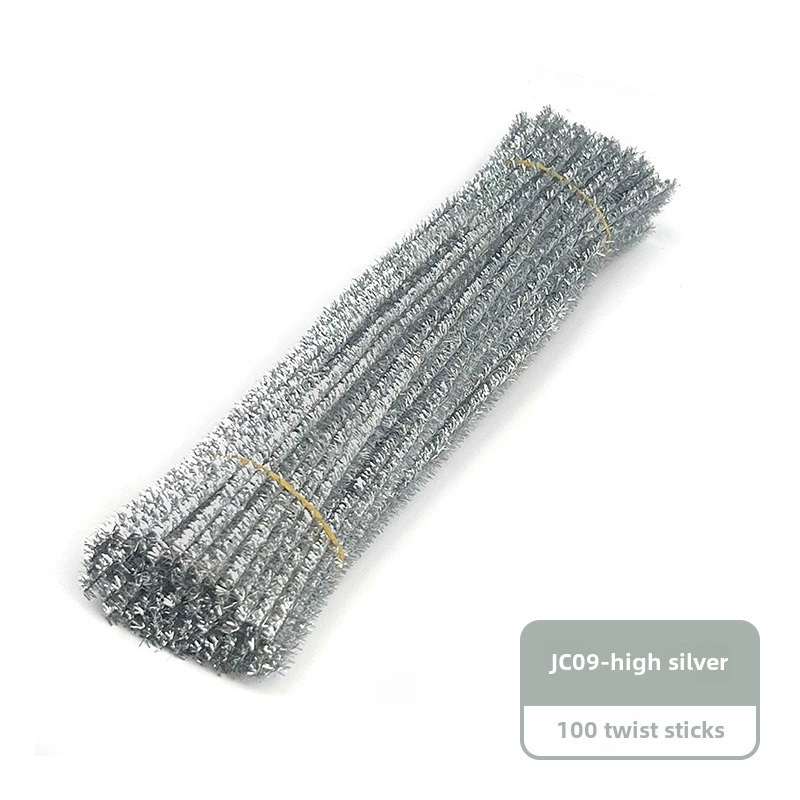 Encrypted twist rods (MaoGun) DIY craft pipe cleaners, ultra‑dense, multi‑color sets (about 100 pcs)