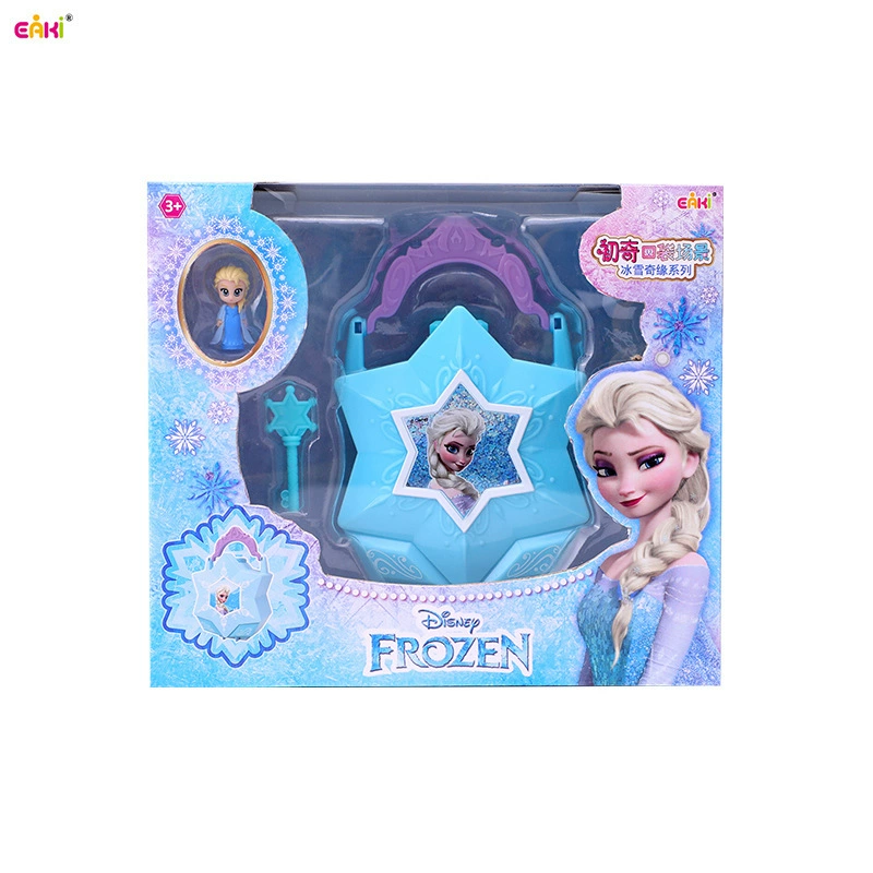 Заводская поставка EAKI Chuqi карманная сцена Frozen серии Костюм для девочек игрушки Большие выгодно
