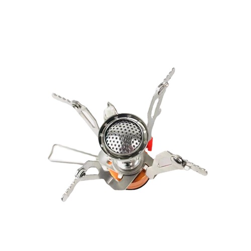 Factory mini outdoor camping portable stove stainless steel folding mountaineering gas stove picnic stove barbecue stove batch