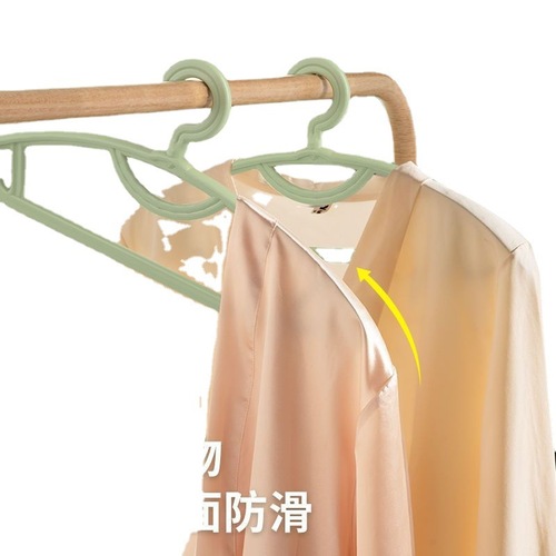 Clothes hanger, seamless clothes drying support, non-slip winter coat, thickened dormitory style, wide shoulder, wholesale price, plastic