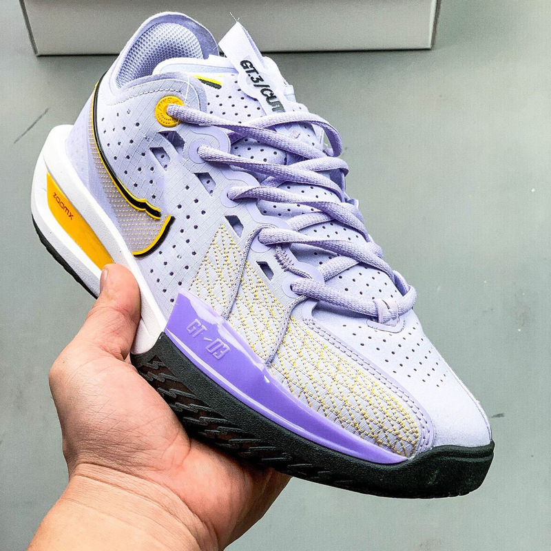 Pure Original G.T.Cut 3 Practical Basketball Shoes Men's Air Cushion Mesh Wear-Resistant Sneakers Cement Floor Wild Basketball Sneakers